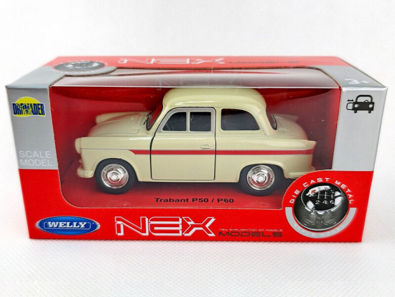 Welly Trabant P50 / P60 1:34 krémový